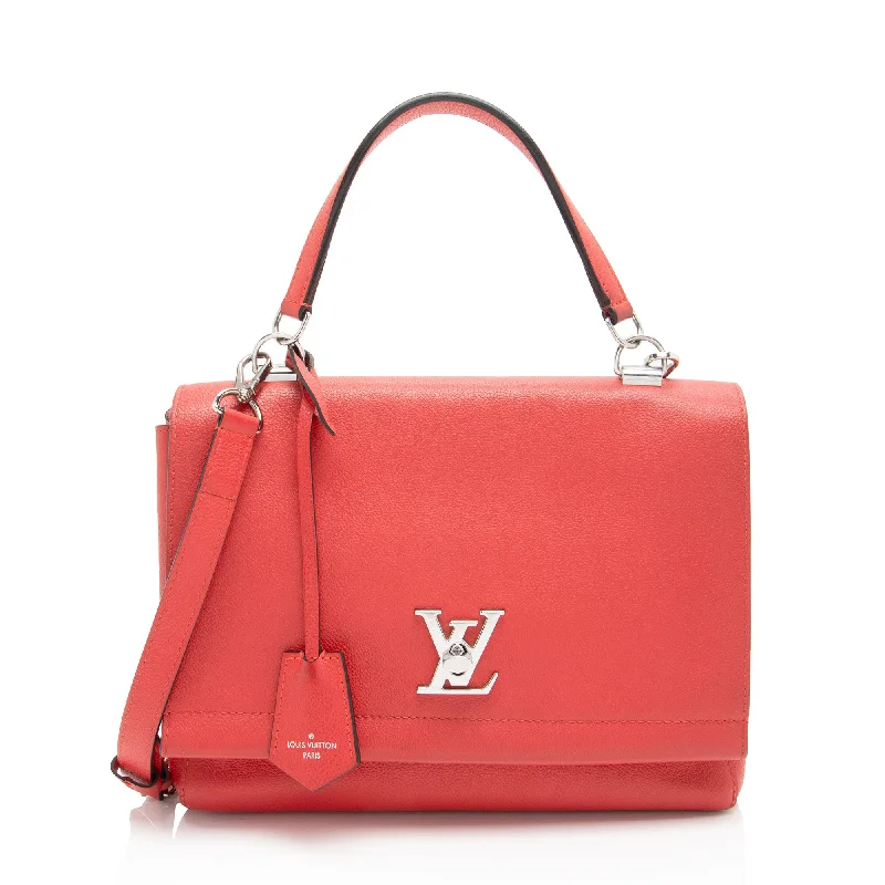 Louis Vuitton Calfskin Lockme II Satchel (SHF-2Wafjp)