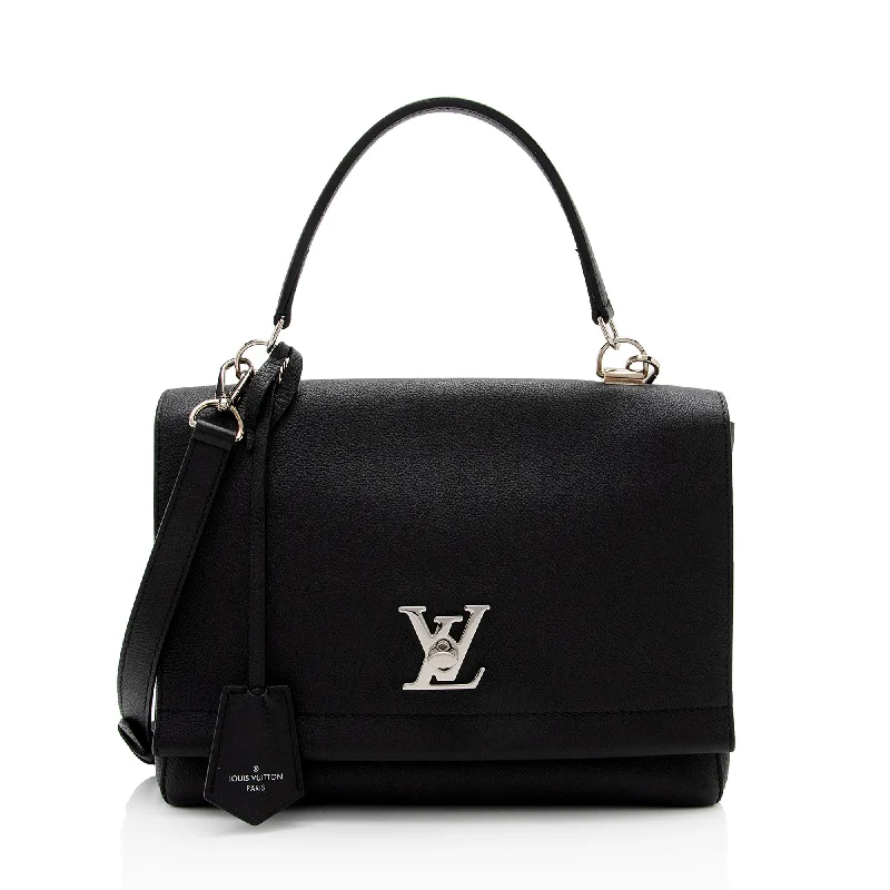 Louis Vuitton Calfskin Lockme II Satchel (SHF-Dcfekl)