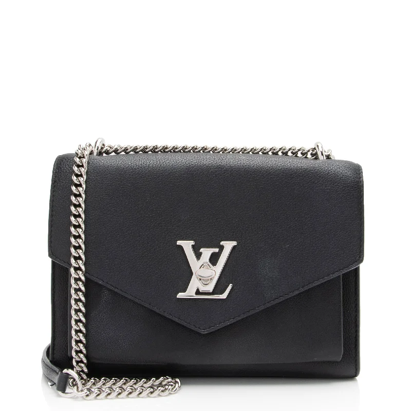 Louis Vuitton Calfskin Mylockme BB Shoulder Bag (SHF-9C4gdg)