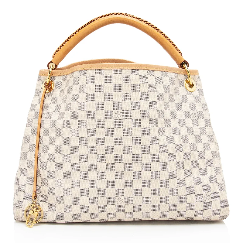 Louis Vuitton Damier Azur Artsy MM Shoulder Bag (SHF-t0GOGi)