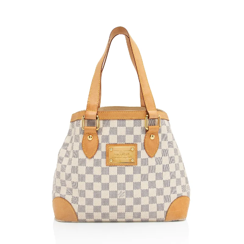 Louis Vuitton Damier Azur Hampstead PM Tote (SHF-04cfi0)