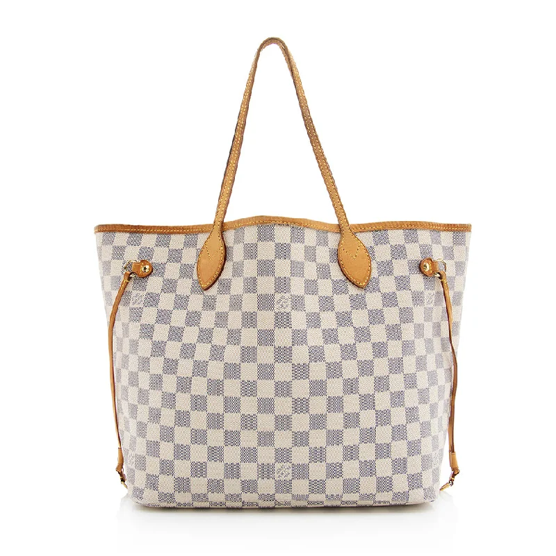 Louis Vuitton Damier Azur Neverfull MM Tote (SHF-19536)