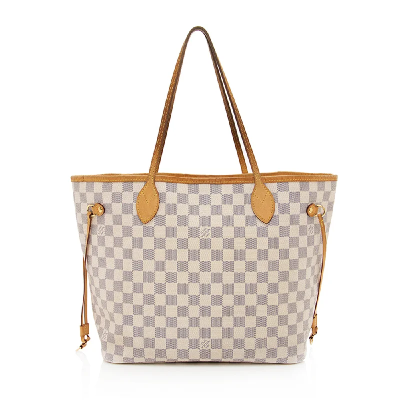 Louis Vuitton Damier Azur Neverfull MM Tote (SHF-19737)