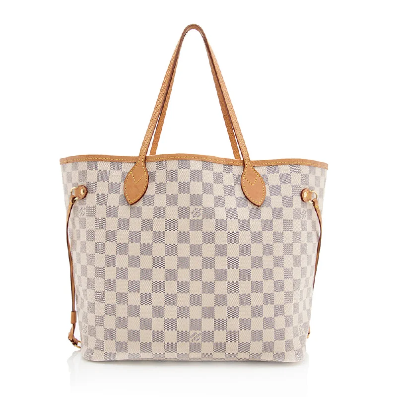 Louis Vuitton Damier Azur Neverfull MM Tote (SHF-20038)