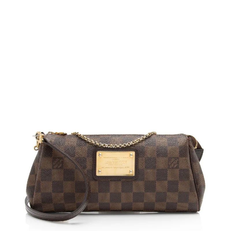 Louis Vuitton Damier Ebene Eva Clutch (SHF-6lCVUB)