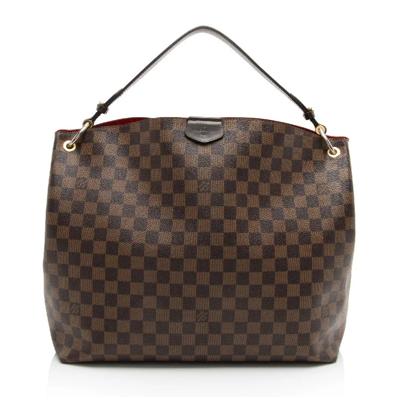 Louis Vuitton Damier Ebene Graceful MM Hobo (SHF-dDNZPo)