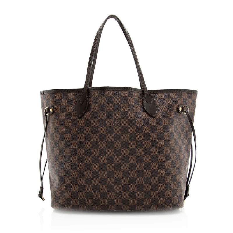 Louis Vuitton Damier Ebene Neverfull MM Tote (SHF-20031)