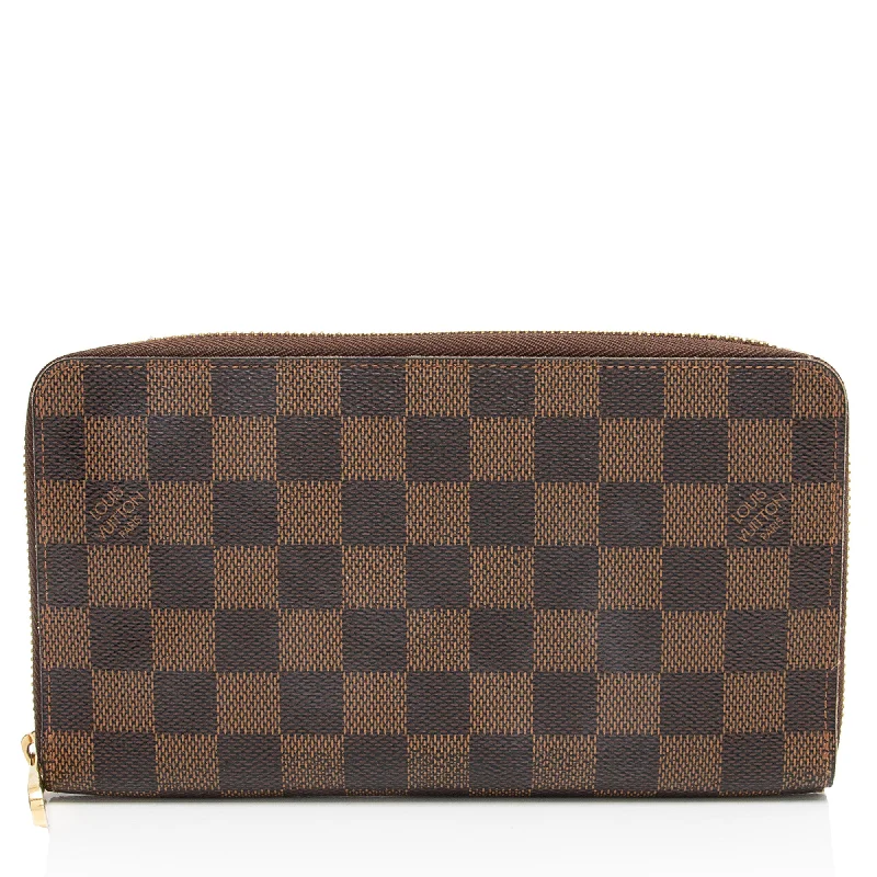 Louis Vuitton Damier Ebene Zippy Organizer Wallet (SHF-WAckES)