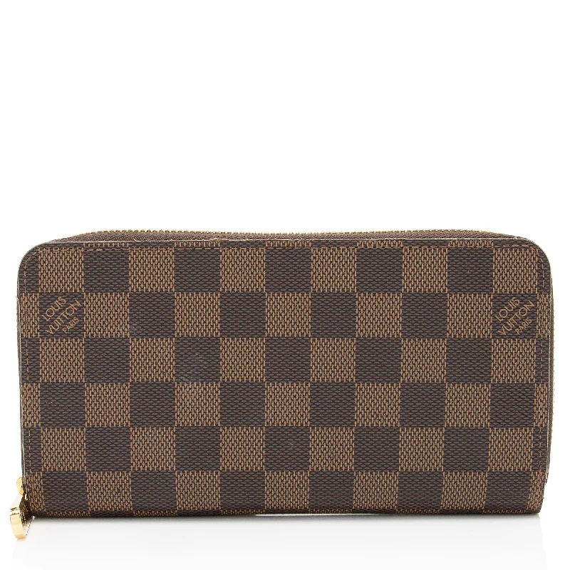 Louis Vuitton Damier Ebene Zippy Wallet (SHF-4FvAxd)