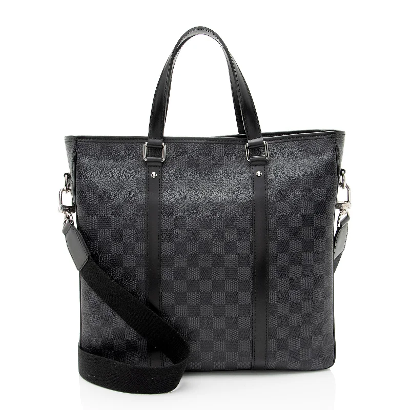 Louis Vuitton Damier Graphite Tadao PM Tote (SHF-Oxs4yX)