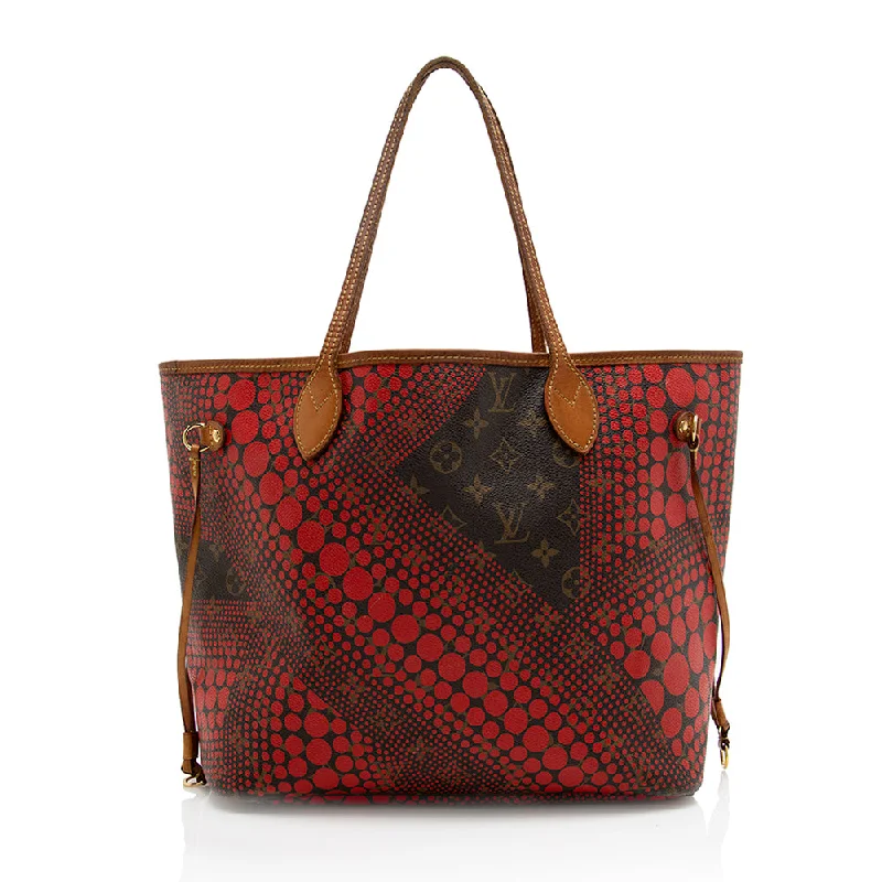 Louis Vuitton Limited Edition Monogram Canvas Kusama Waves MM Neverfull - FINAL SALE (SHF-18393)