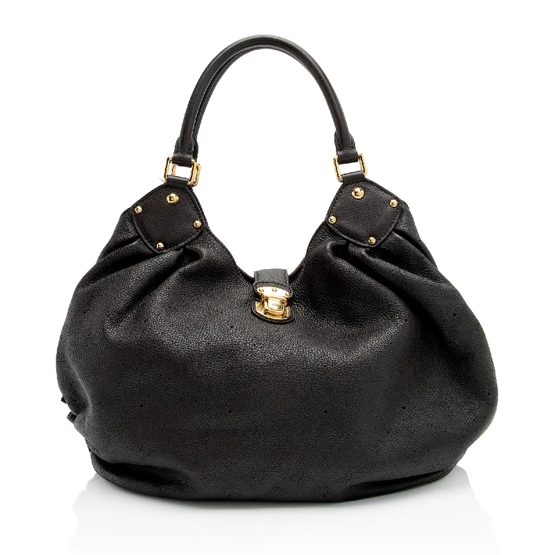 Louis Vuitton Mahina Leather L Hobo (SHF-MDz4on)