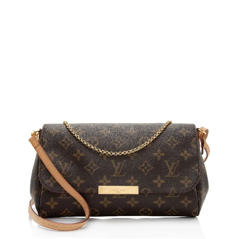 Louis Vuitton Monogram Canvas Favorite MM Shoulder Bag (SHF-shILro)