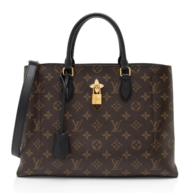 Louis Vuitton Monogram Canvas Flower Tote (SHF-YKiKWn)