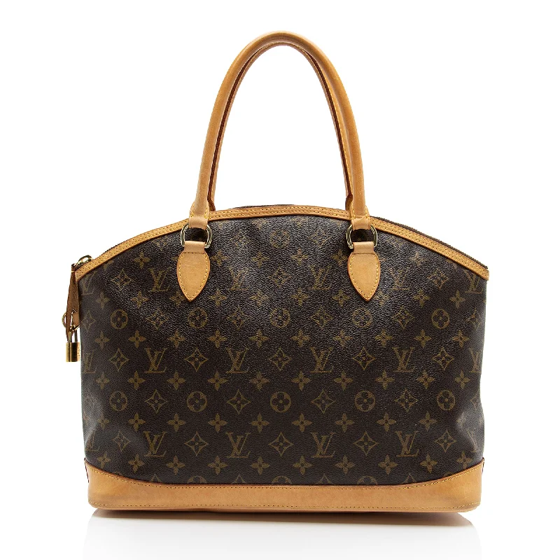 Louis Vuitton Monogram Canvas Lockit Horizontal Tote (SHF-YMUhev)