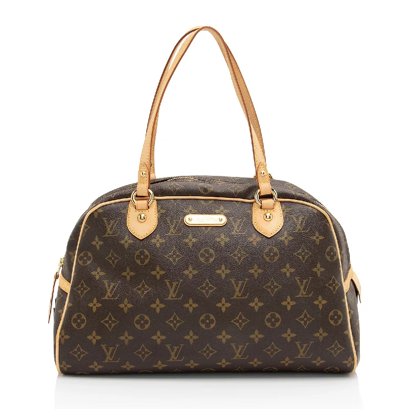 Louis Vuitton Monogram Canvas Montorgueil GM Shoulder Bag (SHF-c3xCJJ)