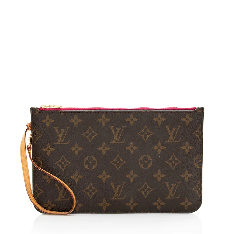 Louis Vuitton Monogram Canvas Neverfull MM Pochette (SHF-18193)