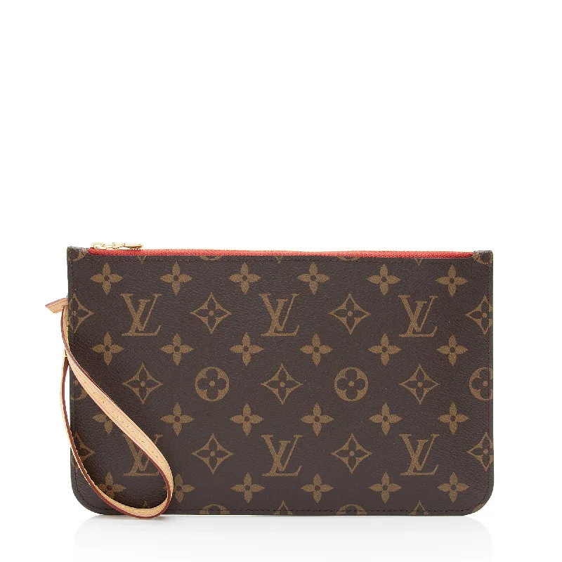 Louis Vuitton Monogram Canvas Neverfull MM Pochette (SHF-9QgXJ5)