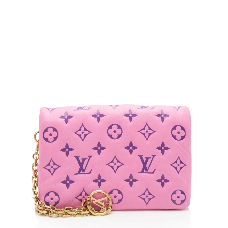 Louis Vuitton Monogram Embossed Lambskin Coussin Pochette (SHF-oTUif1)