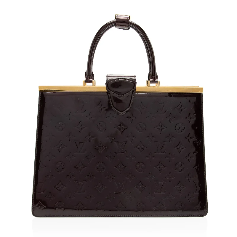 Louis Vuitton Monogram Vernis Deesse GM Satchel (SHF-3rLqRq)