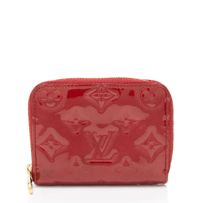 Louis Vuitton Monogram Vernis Zippy Coin Wallet (SHF-w6374d)