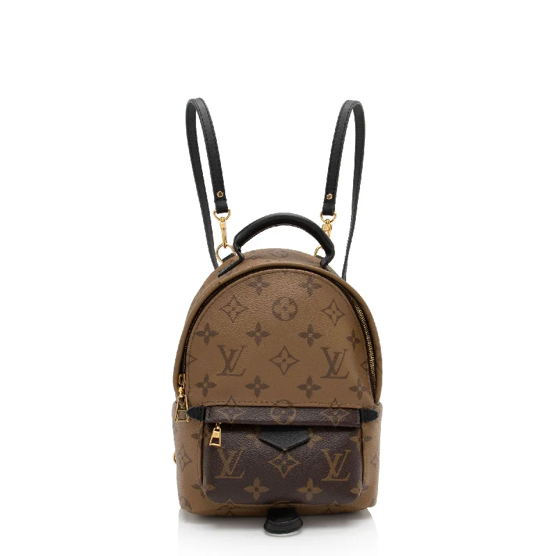 Louis Vuitton Reverse Monogram Canvas Palm Springs Mini Backpack (SHF-3lNDvb)