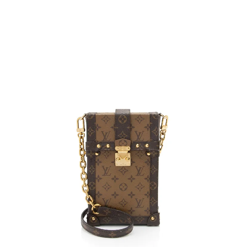 Louis Vuitton Reverse Monogram Pochette Trunk Vertical Shoulder Bag (SHF-xhzYvZ)