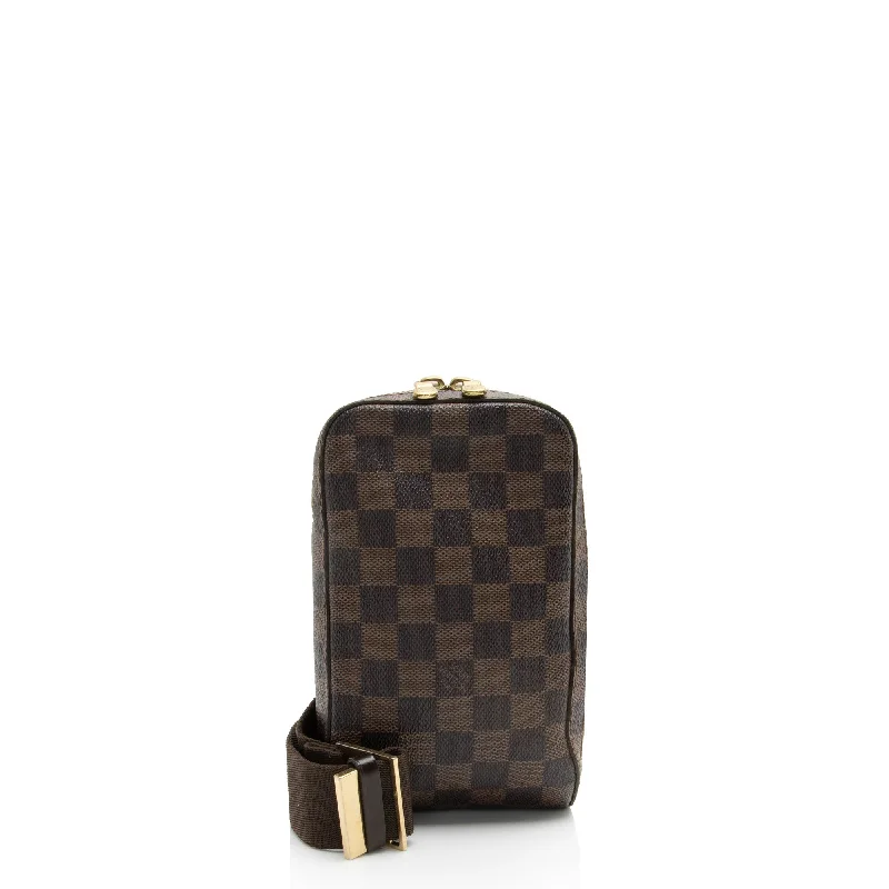 Louis Vuitton Vintage Damier Ebene Geronimos Sling Bag (SHF-7VGaUE)