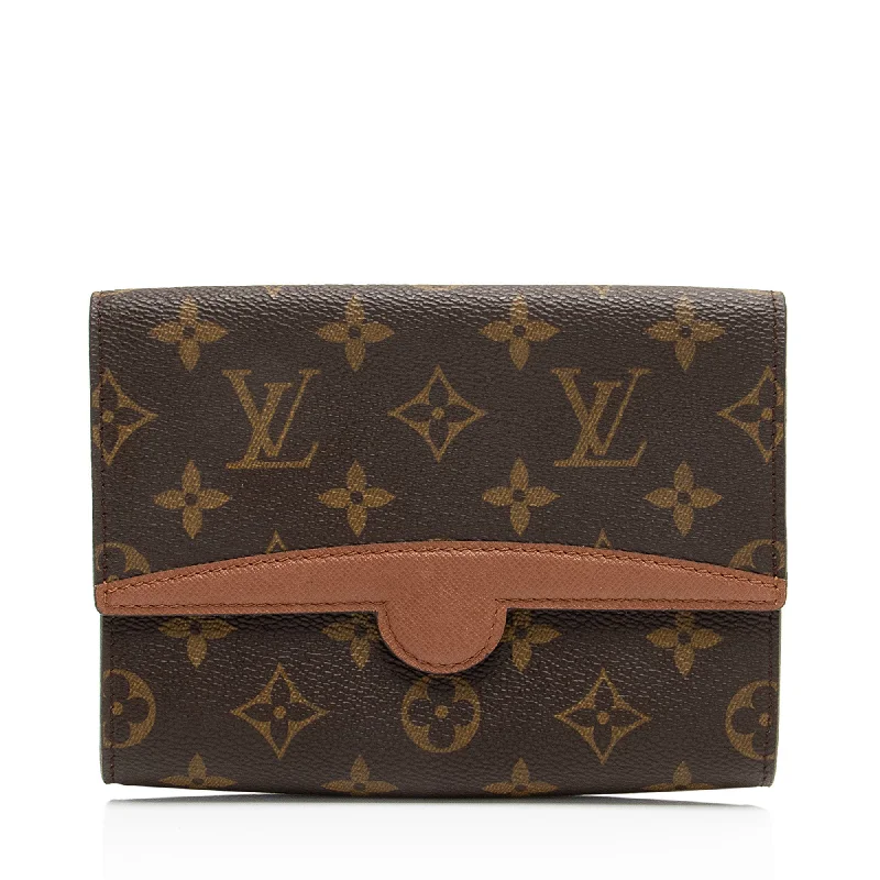 Louis Vuitton Vintage Monogram Canvas Arche Clutch (SHF-rJRByF)