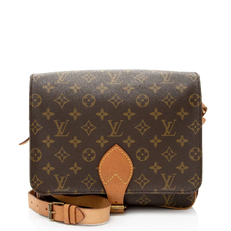 Louis Vuitton Vintage Monogram Canvas Cartouchiere GM Shoulder Bag (SHF-sdbpJh)