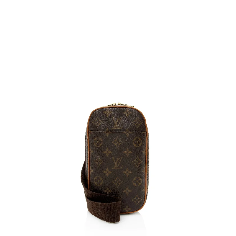 Louis Vuitton Vintage Monogram Canvas Pochette Gange Sling Bag (SHF-BjNVCp)