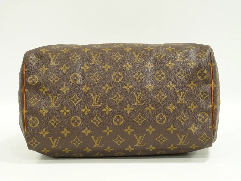 Louis Vuitton Brown Canvas Speedy 35 handbag bag