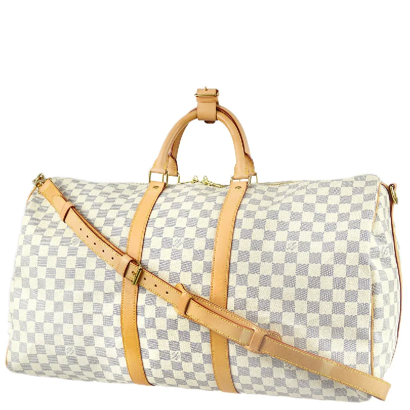 Louis Vuitton 2009 Keepall Bandouliere 55 Damier Azur N41429