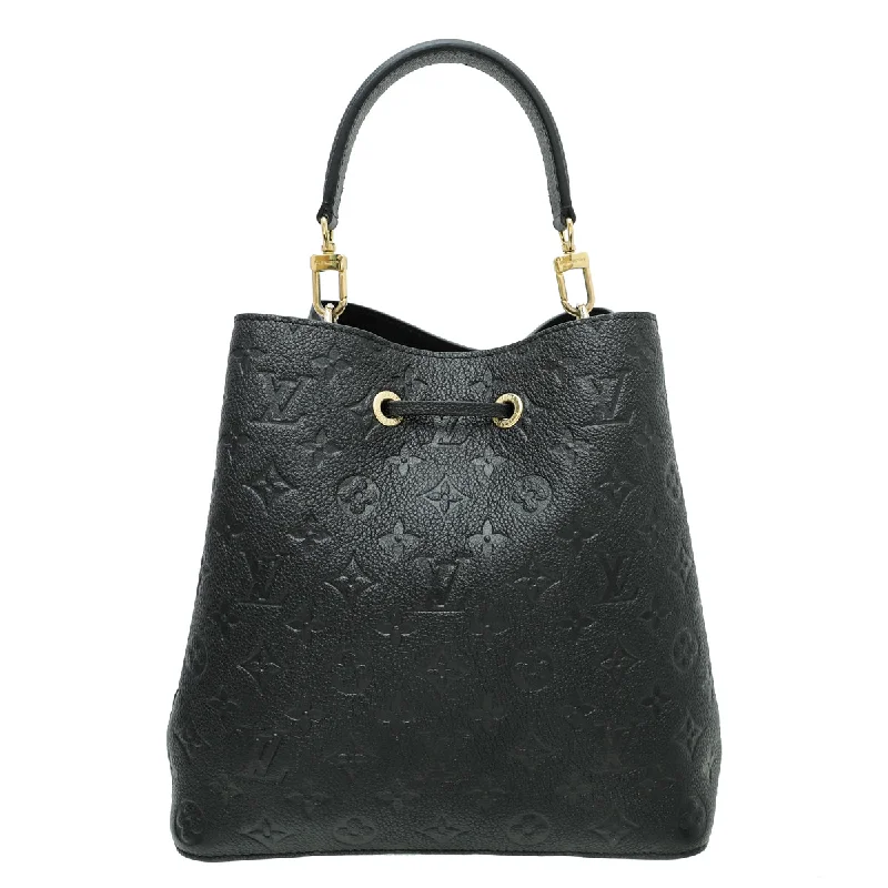 Louis Vuitton Black Monogram Empreinte Neonoe MM Bag