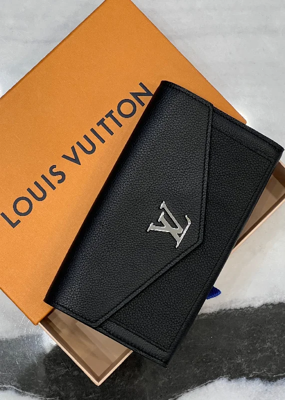 LOUIS VUITTON CALFSKIN LEATHER MY LOCKME WALLET