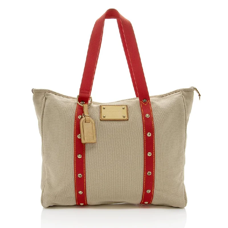 Louis Vuitton Canvas Antigua Cabas GM Tote  (SHF-14583)