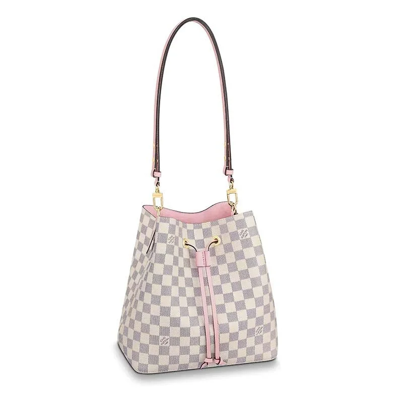 LOUIS VUITTON DAMIER AZUR NEONOE MM EAU DE ROSE