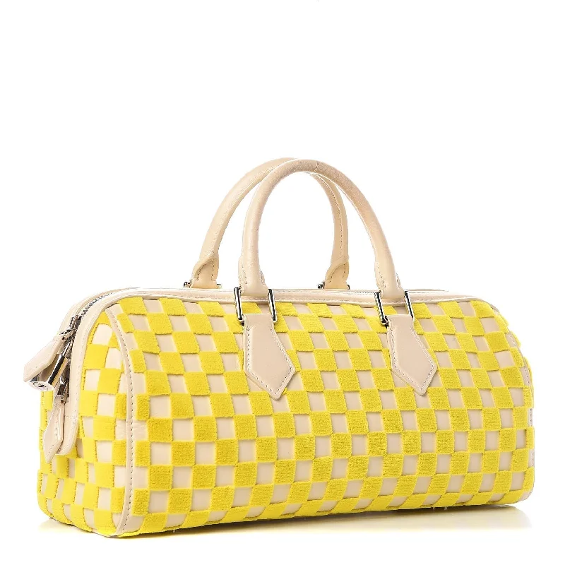 LOUIS VUITTON DAMIER CUBIC EAST WEST SPEEDY HANDBAG