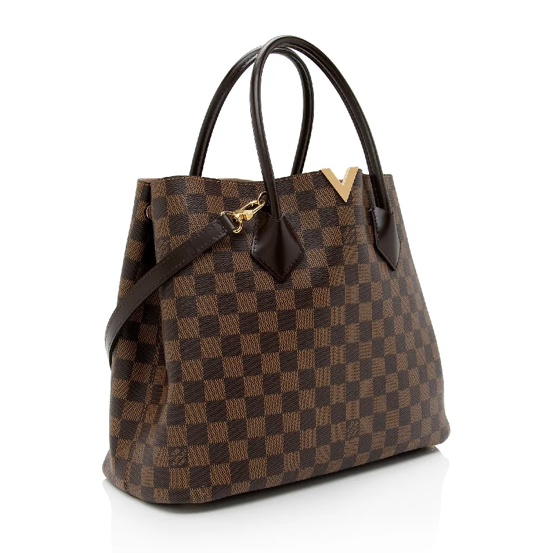 Louis Vuitton Damier Ebene Kensington Tote (SHF-TWK4eQ)