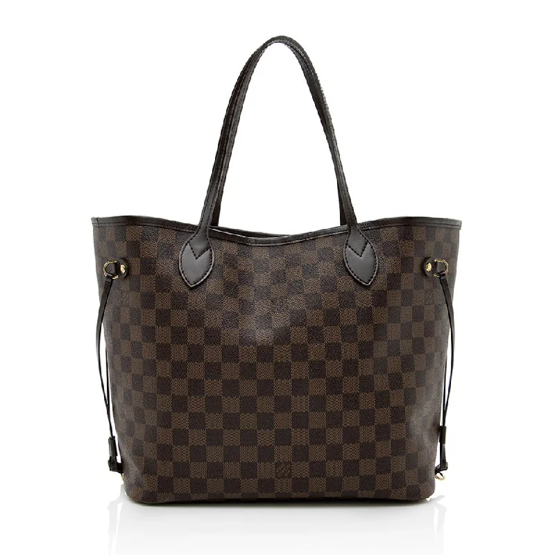 Louis Vuitton Damier Ebene Neverfull MM Tote (SHF-14430)