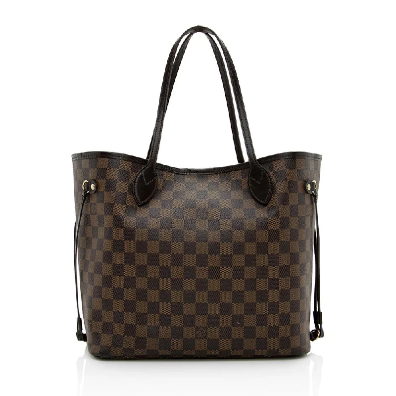 Louis Vuitton Damier Ebene Neverfull MM Tote (SHF-14560)