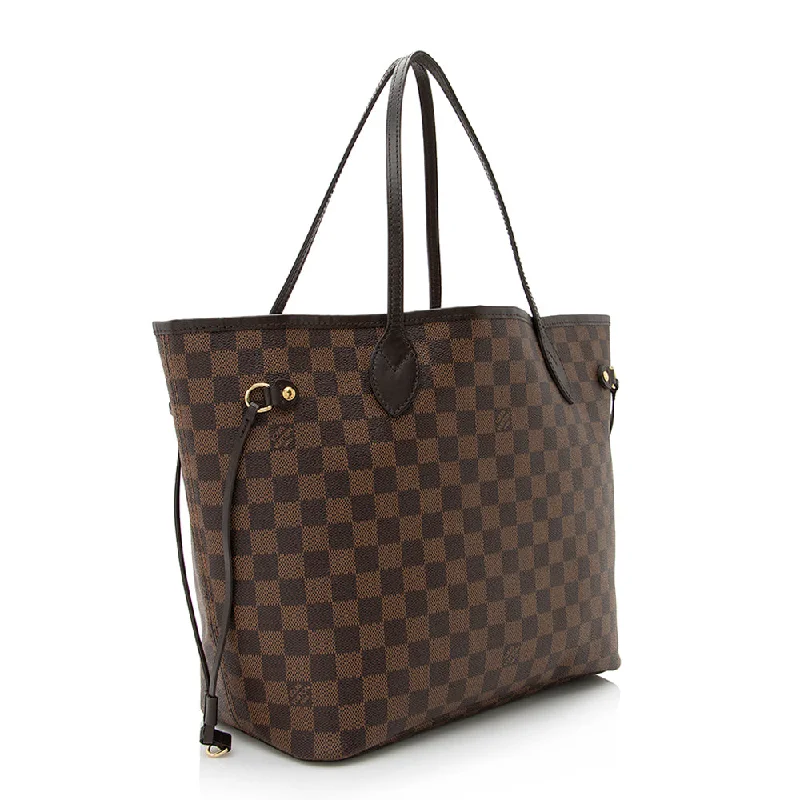 Louis Vuitton Damier Ebene Neverfull MM Tote (SHF-21394)