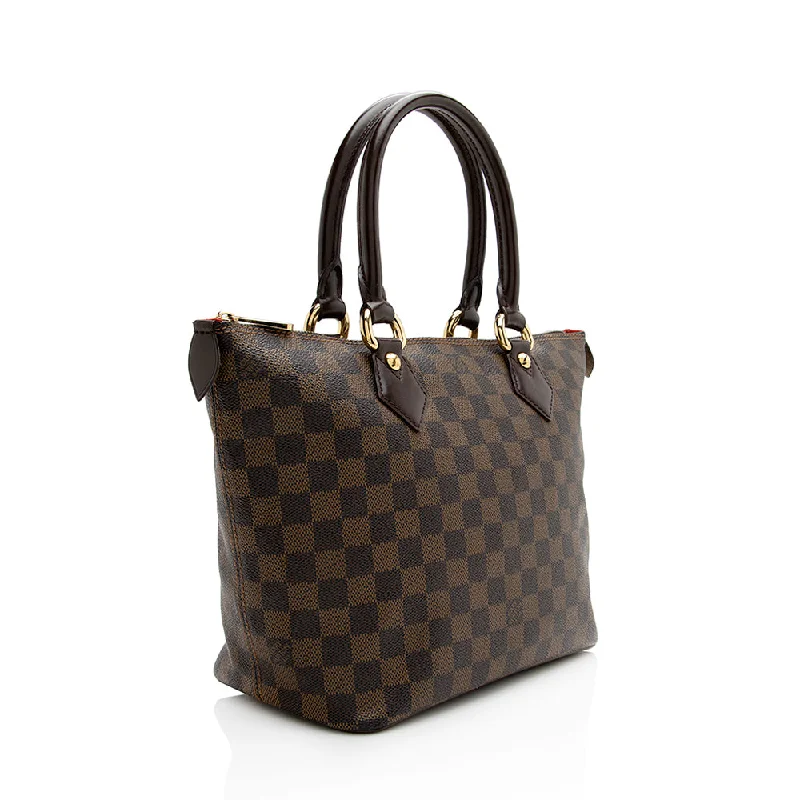 Louis Vuitton Damier Ebene Saleya PM Tote (SHF-22062)