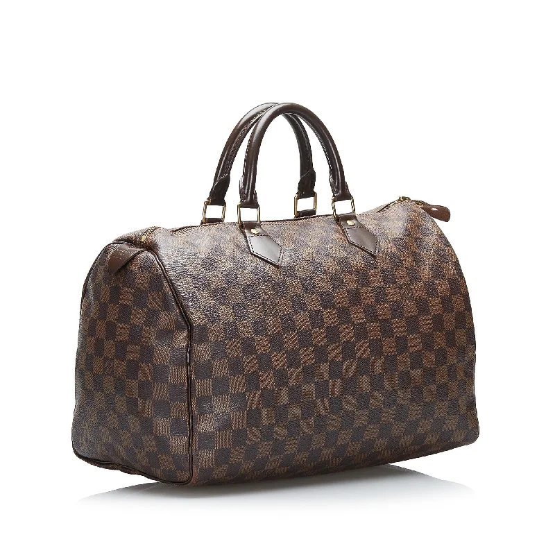 Louis Vuitton Damier Ebene Speedy 35 (SHG-Vmi4oA)