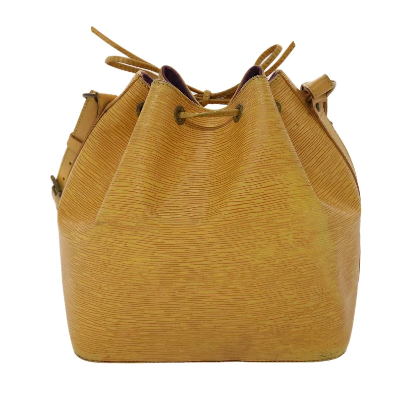 LOUIS VUITTON Epi Petit Noe Shoulder Bag Tassili Yellow M44109 LV  47966