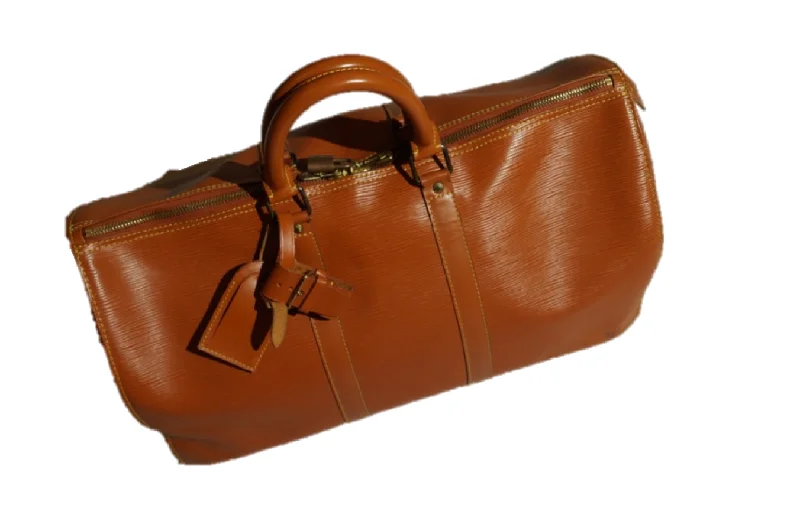 Louis Vuitton 45 Keepall Cognac