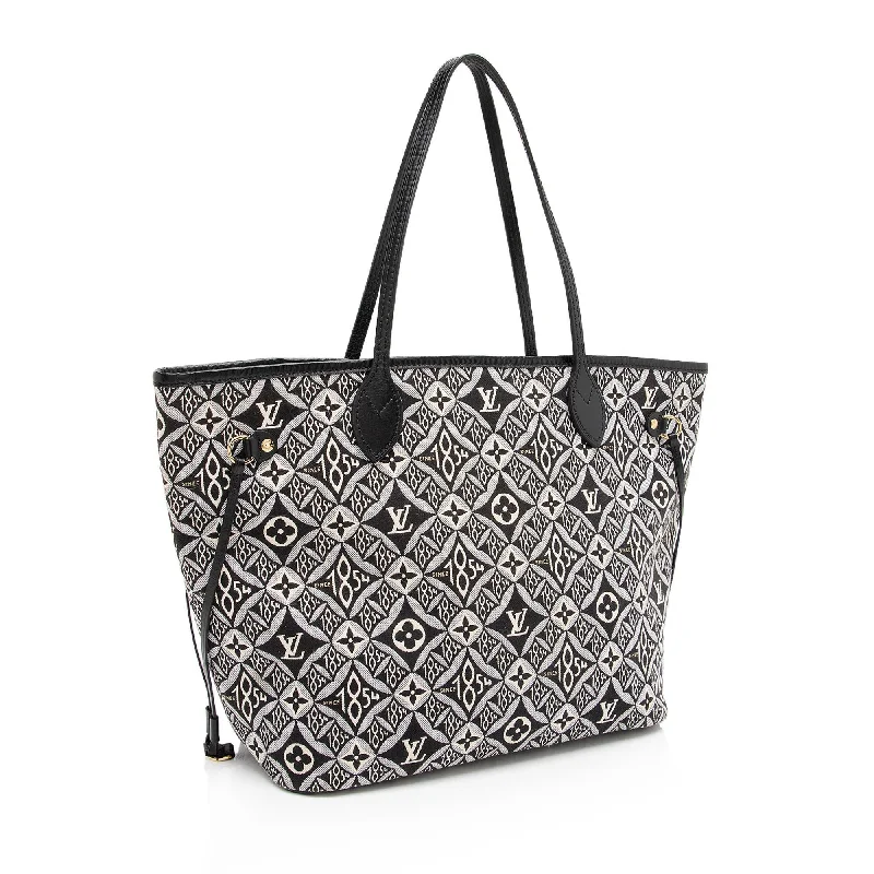 Louis Vuitton Limited Edition Jacquard Since 1854 Neverfull MM Tote (SHF-IyfhpK)