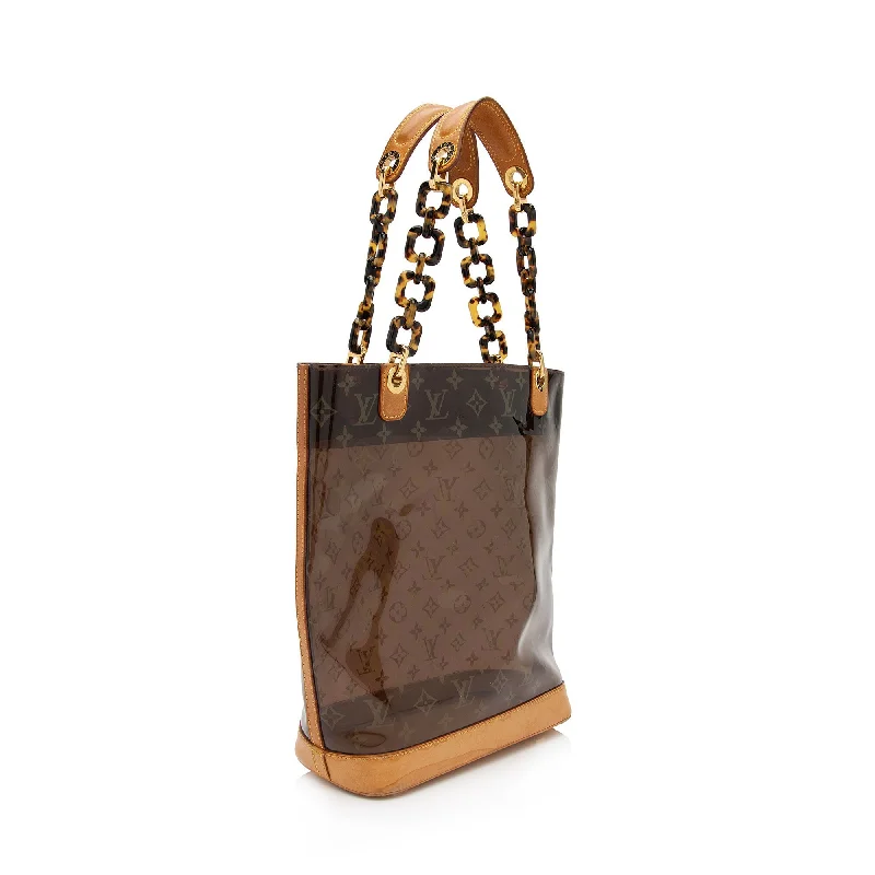 Louis Vuitton Limited Edition Monogram Ambre MM Tote (SHF-16JZJC)