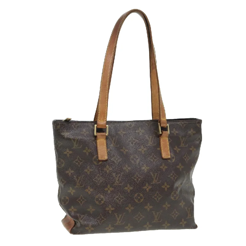 LOUIS VUITTON Monogram Cabas Piano Tote Bag M51148 LV Auth 84470