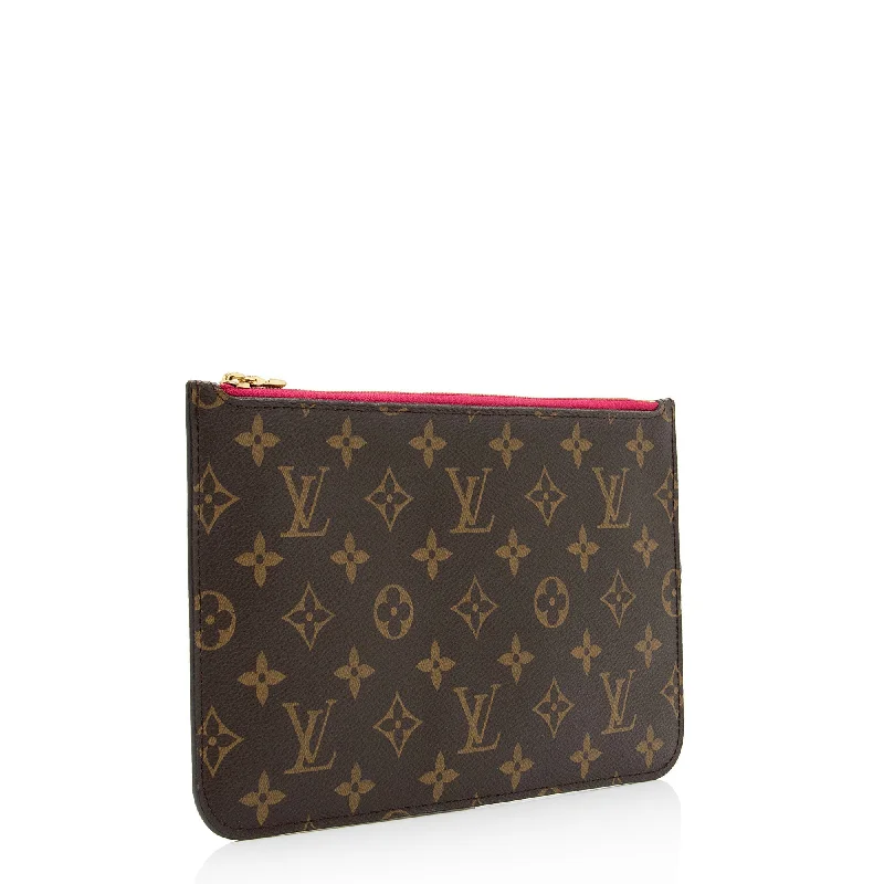 Louis Vuitton Monogram Canvas Neverfull MM Pochette (SHF-QUBONp)